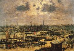 Eugene Buland The Port of Bordeaux France oil painting art